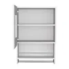 Depot E-shop Ithaca Kitchen Wall Cabinet With Towel And Spice Rack, White