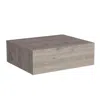 Depot E-shop Ivor Floating Nightstand, Modern Wall-mounted Bedside Shelf With Drawer In Gray