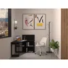 Depot E-shop Kairi Computer Desk Black Wengue