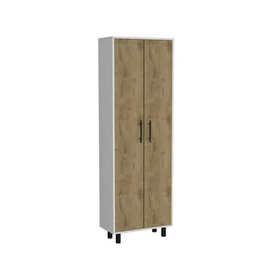 Depot E-shop Kenner Multipurpose Storage Cabinet, 5-tier Shelf In Brown