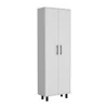 Depot E-shop Kenner Multipurpose Storage Cabinet, 5-tier Shelf, White