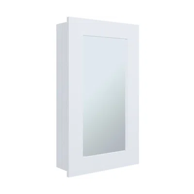 Depot E-shop Kiana Medicine Cabinet, 1 Door, 3 Shelves, 25.70" H, 1 Mirror, White