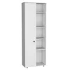 DEPOT E-SHOP KITCHEN STORAGE CABINET WITH ONE DOOR, FIVE INTERIOR SHELVES