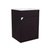 Depot E-shop Klawock Bathroom Vanity, 1 Door, Black Wengue In Black