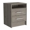 Depot E-shop Leyva Night Stand Light Gray