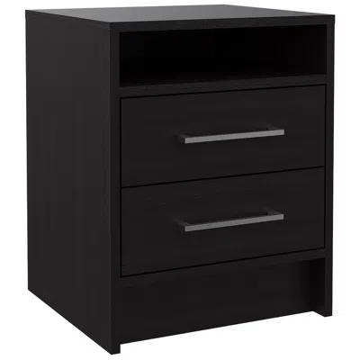 Depot E-shop Leyva Nightstand Black Wengue
