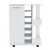 Depot E-shop Magda Bar Cart - White In White