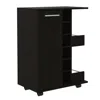 Depot E-shop Magda Bar Cart Black Wengue