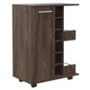 Depot E-shop Magda Bar Cart Dark Brown