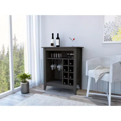 Depot E-shop Mojito Bar Cabinet, Six Wine Cubbies, One Open Drawer, One Open Shelf, Countertop-espre