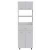 Depot E-shop Mucura Microwave Cabinet White