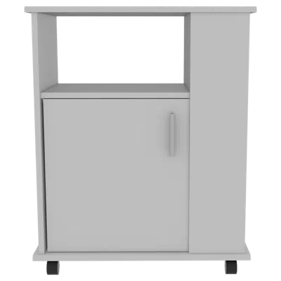 Depot E-shop Munich Lower Microwave Pantry Cabinet In White