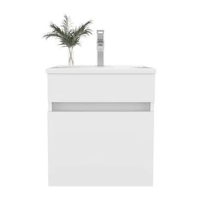 Depot E-shop Naknek Bathroom Vanity, 1 Door, White