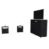 Depot E-shop Newport 3 Piece Bedroom Set, Milano Cabinet Dresser + 2 Omaha Nightstands