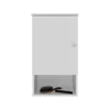 Depot E-shop Nulato Medicine Cabinet With 1 Door And 3 Shelves, White In White