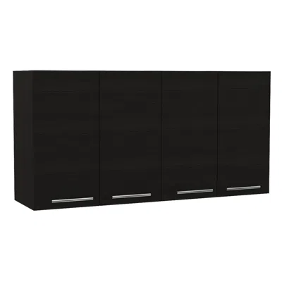 Depot E-shop Oceana 120 Kitchen Cabinet Black Wengue