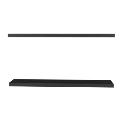 Depot E-shop Pantego Floating Shelves With 1 Shelf, Black