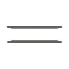 Depot E-shop Pantego Floating Shelves With 1 Shelf, Matt Gray In Gray