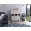 Depot E-shop Staten Bar Cabinet, Six Wine Cubbies, Two-door Flexible Cabinets, Countertop, Four Legs