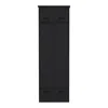 Depot E-shop Tifton Armoire With Hinged Drawer, 2-doors And 1-drawer, Black