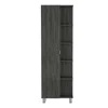 DEPOT E-SHOP VENUS LINEN CABINET - SMOKY OAK