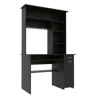 Depot E-shop Xalo 180 Compu Hutch Desk In Black In Black