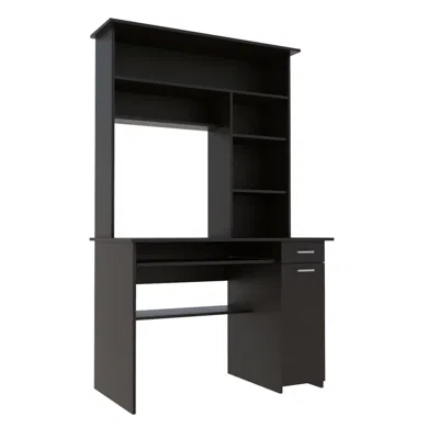 Depot E-shop Xalo 180 Compu Hutch Desk In Black