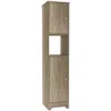 Depot E-shop Yaka Linen Cabinet Weathered Oak