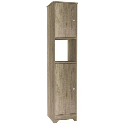 Depot E-shop Yaka Linen Cabinet Weathered Oak