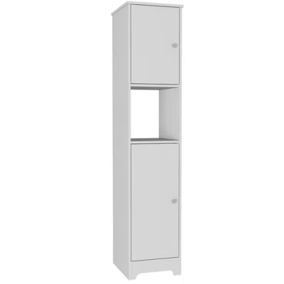 Depot E-shop Yaka Linen Cabinet White