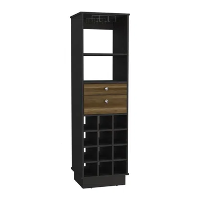 Depot E-shop Zircon Bar Cabinet In Black