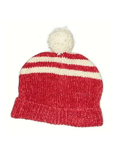 Pre-owned Derek Heart Kids' Beanie Hat In Red