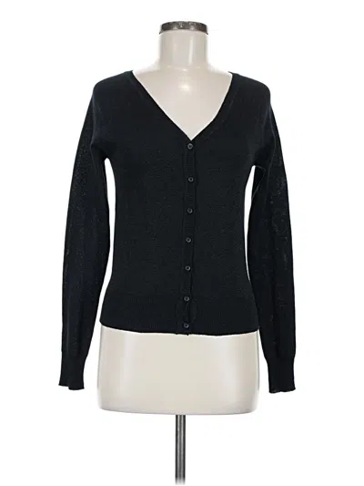 Pre-owned Derek Heart Cardigan Sweater In Black