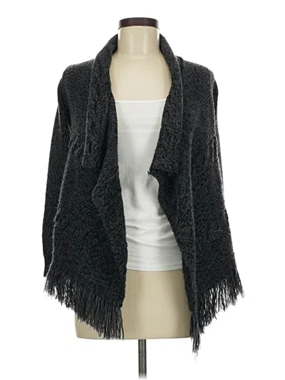 Pre-owned Derek Heart Cardigan Sweater In Black