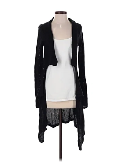 Pre-owned Derek Heart Cardigan Sweater In Black