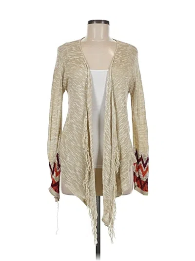 Pre-owned Derek Heart Cardigan Sweater In Brown