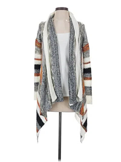 Pre-owned Derek Heart Cardigan Sweater In Gray