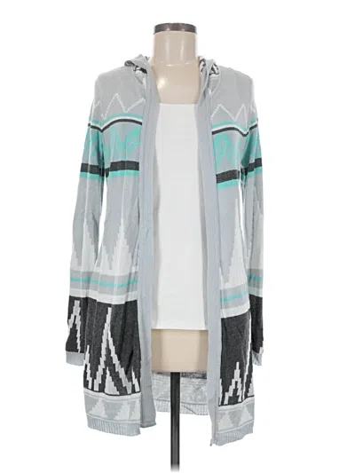 Pre-owned Derek Heart Cardigan Sweater In Gray