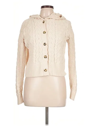 Pre-owned Derek Heart Cardigan Sweater In Ivory