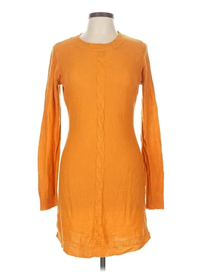 Pre-owned Derek Heart Cardigan Sweater In Orange