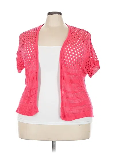 Pre-owned Derek Heart Cardigan Sweater In Pink