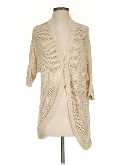 Pre-owned Derek Heart Cardigan Sweater In Tan