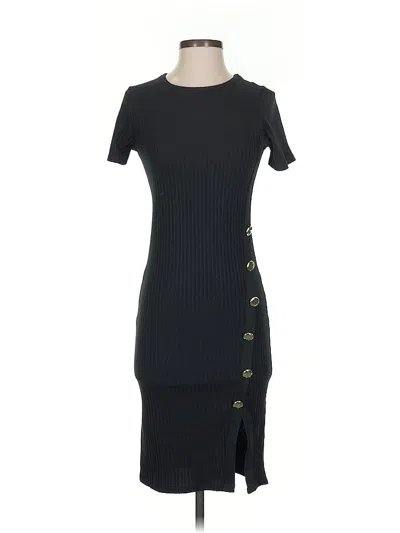 Pre-owned Derek Heart Casual Dress In Black