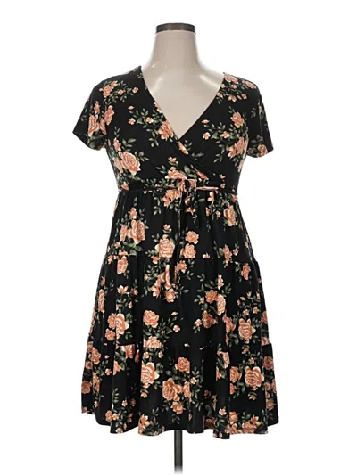 Pre-owned Derek Heart Casual Dress In Black