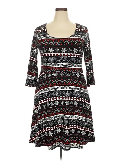 Pre-owned Derek Heart Casual Dress In Black