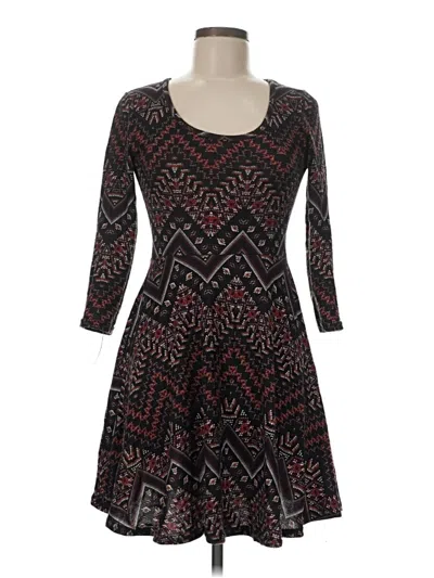 Pre-owned Derek Heart Casual Dress In Black