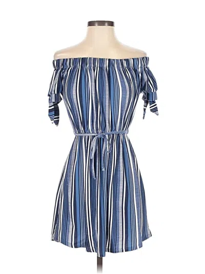 Pre-owned Derek Heart Casual Dress In Blue