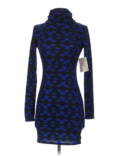 Pre-owned Derek Heart Casual Dress In Blue