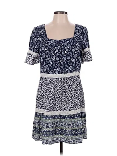 Pre-owned Derek Heart Casual Dress In Blue