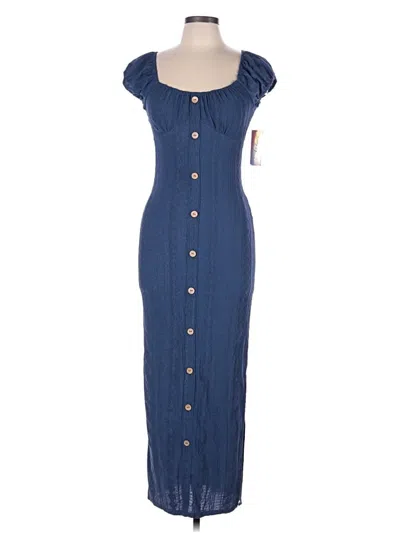 Pre-owned Derek Heart Casual Dress In Blue